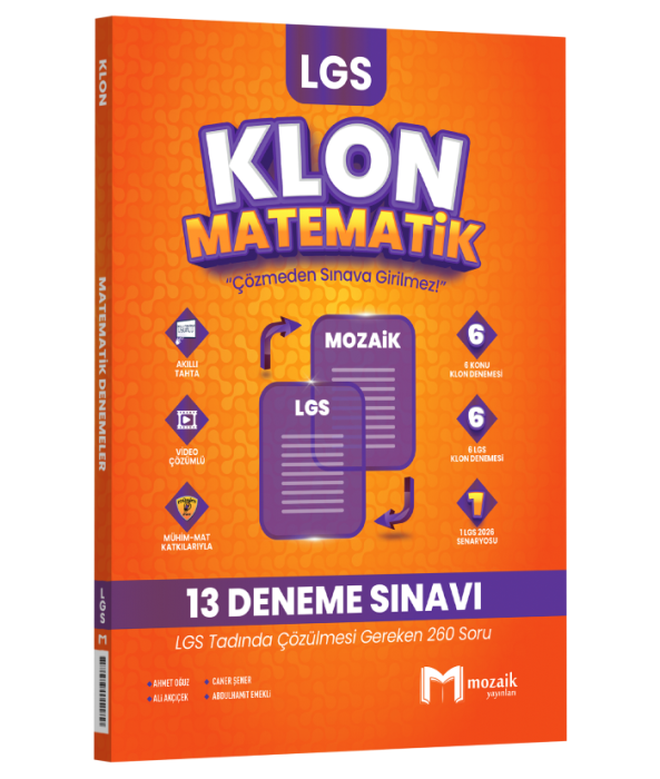 8.SINIF MOZAİK KLON DENEME MATEMATİK - 25-26